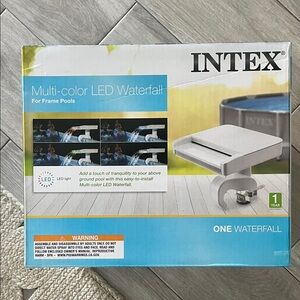 Intex Multi-color LED Waterfall for frame pools